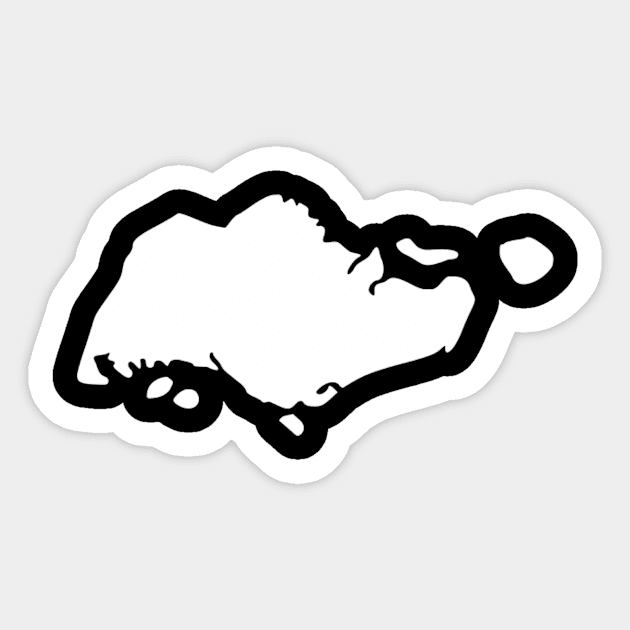 Singapore map Sticker by Designzz